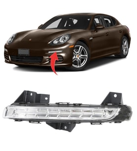 Porsche Panamera Sol Sis Farı Gündüz Ledi 2010-2013 97063108152