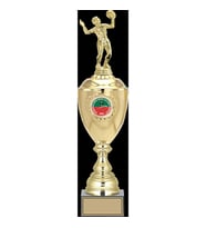 ODAK KUPA - Figürlü Kupalar - Voleybol Kadın Figürlü Kupalar FG-079 B - 49 cm