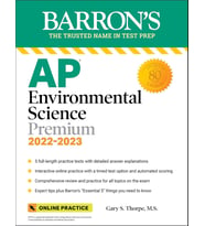 Ap Environmental Science: Premium With 5 Practice Tests (Barron'S Test Prep) (Kapak Değişebilir) (Çok Renkli)