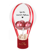 Kırmızı Kutuda Ayıcıklar Balon Kutusu