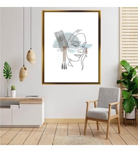 Altın  Çerçeveli tablo n1734