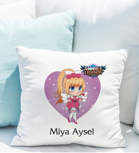 Mobil Legends Miya Yastığı Kişiye Özel