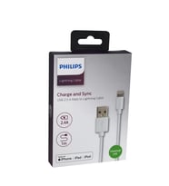Philips Lightning USB İphone 5-6-7-8-X Hızlı Şarj ve Data Kablosu 1M SWR1508W/93