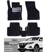 Nissan Qashqai (2014-2021) Uyumlu EVA Paspas Tam Set–Birebir Uyum,Su Geçirmez,Kolay ve Hızlı Montaj