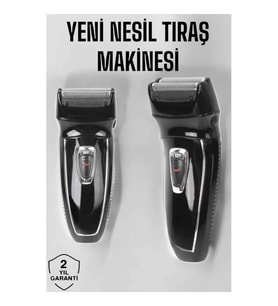 Mey İthalat® Şarjlı Paslanmaz Çelik Bıçaklı ve Kablosuz Saç Sakal Tıraş Makinesi