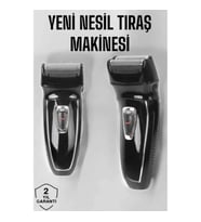 Mey İthalat® Şarjlı Paslanmaz Çelik Bıçaklı ve Kablosuz Saç Sakal Tıraş Makinesi