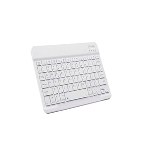 Ipad 11. Nesil A16 11" 2025 Tablet İçin Uyumlu Slim Şarjlı Türkçe Bluetooth Klavye (Beyaz)
