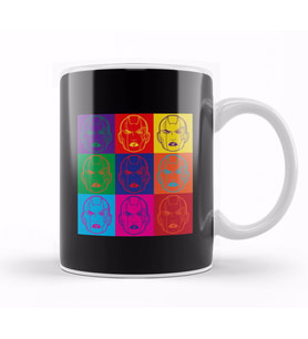Nebula Guardians of the Galaxy Andy Warhol Style Kupa Bardak Porselen