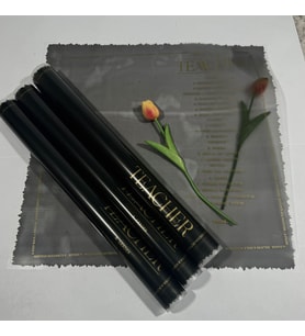 Öğretmenler Gününe Özel Çiçek Buket Kağıdı Siyah Zemin Mat Opp 55x55cm-10 Sayfa