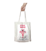 R2-d2 Star Wars Iki Tarafı Kalıcı Baskılı Yıkanabilir Bez Çanta Omuz Çantası