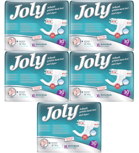 Joly Yetişkin Bezi Bel Bantlı XL - Ekstra Large - Extra Large 150 Adet