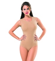 Anıt Pamuklu Likralı Bayan Kolsuz Sıfır Yaka Çıtçıtlı Body 4759