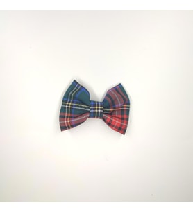 MORDİNO Scotch Ekoseli Papyon Model Saç Tokası