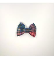 MORDİNO Scotch Ekoseli Papyon Model Saç Tokası