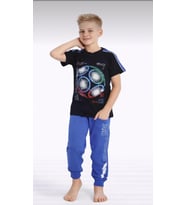 Aykidsclup Erkek Çocuk Kısa Kollu Garson Pijama Takımı 3604041