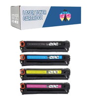 Safir Toner Hp 125A-CB540A Laserjet CM1312nfi  CMYK  1 Set Muadil Toner