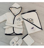 BEBEK PREMİUM BORNOZ SETİ