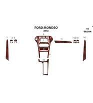 Meriç® Ford Mondeo Ön Torpido Kaplama Maun 16 Parça 2012-2016 (Maun)