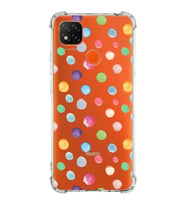 PrintiFy Xiaomi Redmi 9c Uyumlu Water Color 6 Baskılı Şeffaf Köşe Korumalı Antişok Kılıf