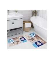 Eliana Home Baskılı 2'li Banyo Paspas Takımı RVG5022
