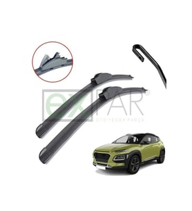 HYUNDAİ KONA ÖN CAM SİLECEK SÜPÜRGESİ TAKIMI 2018 - 2022 KONA ÖN SİLECEK SAĞ SOL UYUMLU