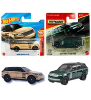 2 Araç Set Hot Wheels Range Rover Velar ( Gold ) & Matchbox 2024 Range Rover Phev ( Yeşil )