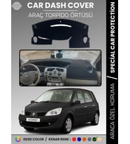 RENAULT SCENIC 2 (2003-2009) Torpido Örtüsü Ön Göğüs Koruma Torpido Koruma Tam Uyum Çatlamayı Önler