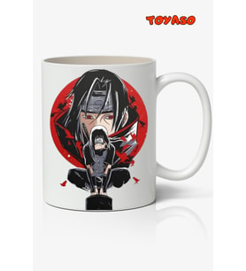 Naruto İtachi Uchiha Anime Temalı Beyaz Kupa Bardak Sevgiliye Arkadaşa Hediye