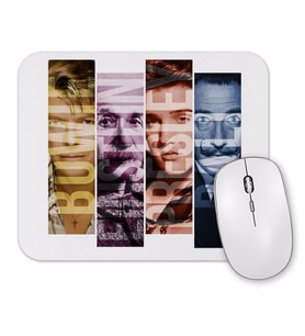 Bowie Einstein Presley Dali Mouse Pad