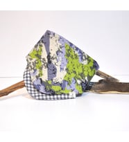 RENKLİ KAMUFLAJ DESENLİ ÇITÇIT DETAYLI ÇİFT TARAFLI KEDİ VE KÖPEKLER İÇİN BANDANA