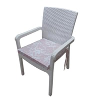 MİRZADE 6 Adet Duck Bezi Rattan Minderi-taç 33763-01