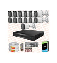 Provzen Rivo Dahua 13 Kameralı Full HD Güvenlik Kamerası 1tb hdd