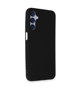 Samsung Galaxy M15 Kılıf First Silikon - Siyah