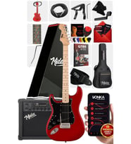 Midex RPH-31RD-25AMP Solak Elektro Gitar 25W Amfili Full Set