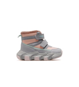 VİCCO Fon Kız Çocuk Kürklü Sneaker Bot 25k 946.442 Pk Pudra