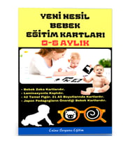 Bebek Eğitim Kartları 0-6 AY (Bebek Zeka Kartları)
