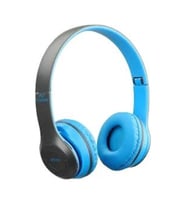P47 mavi Kulak Üstü Bluetooth Kulaklık (Kahverengi)