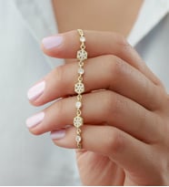 Saklı Takı 925 Ayar Gümüş Kartanesi Bileklik