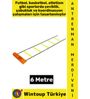 #AntrenmanMalzemesi Futbol Basketbol Spor Koordinasyon Hız Çantalı Antrenman Merdiveni 6 Metre