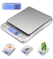 Pratik Dijital Hassas Mutfak Terazisi Hassas Tartı 2000 Gr./0.1 Gr. Hassasiyet