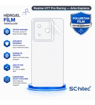 SChitec Realme GT7 Pro Racing Uyumlu Arka Yüzey Hidrojel Koruyucu Film