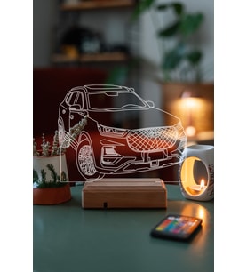 Cherry Tiggo 16 Renk Kumandalı 3D Gece Lambası