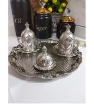 Ymn Bakircilik Gümüs 2'Li Set Fincan Takimi Kahve Fincani Hediye YMNBAKİRCİLİK Gold-Gümüs (Gümüş)