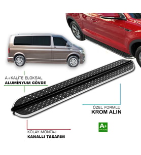 VOLKSWAGEN T5 TRANSPORTER KISA ŞASE 2003 2015 YILLARI ARASI YAN BASAMAK