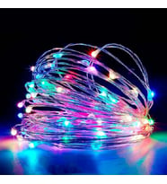 10 METRE RENKLİ PİLLİ LED IŞIK 10 METRE RENKLİ LED IŞIK NOEL AĞACI IŞIĞI PİLLİ YILBAŞI AĞACI IŞIĞI