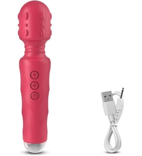 Vibratör Güçlü Dildo Klitoris Kadınlar için Meme Antialerjik 20 Hız Yetişkin Şarjlı Su Geçirmez