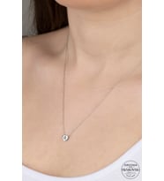 SWAROVSKİ CRYSTAL KALP  925 AYAR GÜMÜŞ KOLYE