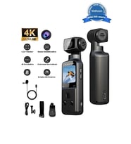 4k Ultra Hd 270° Döndürülebilir Su Geçirmez Wifi Vlog Spor Ve Aksiyon Kamerası