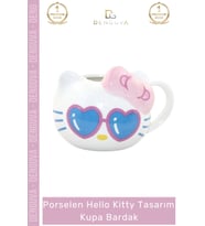 #Bardak Porselen Şık Tasarım Dekoratif 225 ml Hediye Kaliteli Dayanıklı Hello Kitty Kupa Bardak