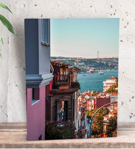 BK Gift İstanbul Tasarımlı Dekoratif Mini Kanvas Tablo 15x20cm-3